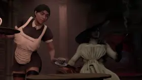 Mistress wants to fuck her maid hard - Futa MILF with Monster Cock fucks Girl, 3D Animated Futanari on Female