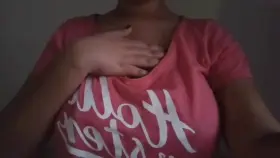 Amateur beautiful woman showing super natural BIG BOOBS