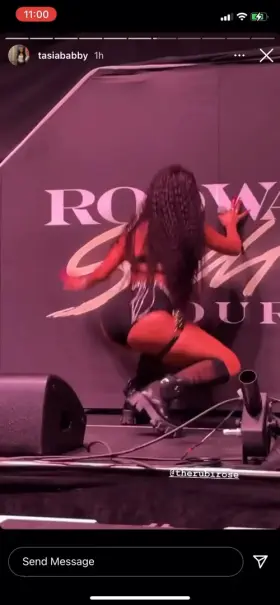 Rubi Rose throwing her shit back