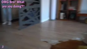 Accidentally bred sis after she caught me watching porn!