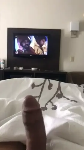 Pissing through my Morning Wood