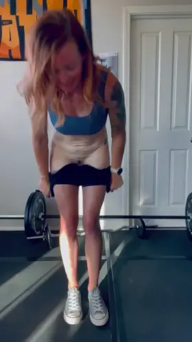 It feels good to work up a sweat in the morning.