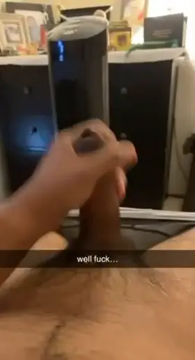 The result of edging for 30 minutes 😳