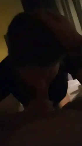 My gf sucking my small cock