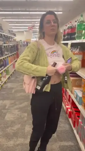 Just grabbing some wine real quick