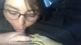 I gave my tinder date a sloppy blowjob in a downtown parking garage. We’re pretty sure the security guard saw us too lol!