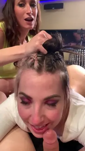 I love making her gag on my husband’s cock!