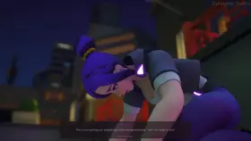 Lose a fight and enjoy - cutscene from Cyberpink: Tactics