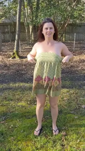 Getting naked in the backyard.. let's say I'm a good neighbor ;)