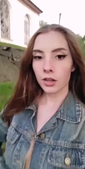 I'm probably going to hell for flashing my tits outside of church. Oh well! 😇