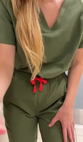 Everyone loves nurse with long blonde hair & a petite bod