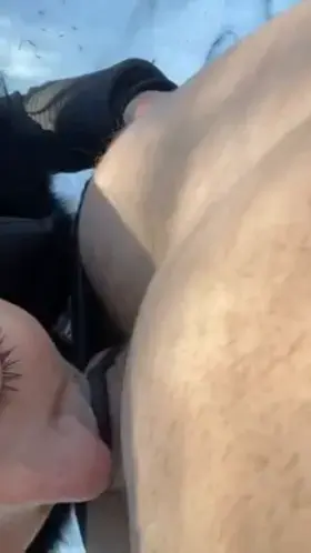 Couldn’t wait till after our hike 🙊