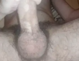 Can you count how many times my cock pulsates as I empty my balls, pumping cum inside you?
