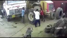 Tire explosion. Link in comments.