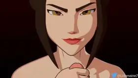 Princess Azula Blowjob Cumshot (Lidomaine) [Avatar]