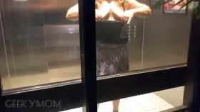 Glass elevators are fun!