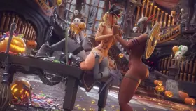 The After Party Halloween threesome (tektah)