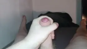 Took care of my morning wood.. still horny tho. Cum over and get some German cock and cum for breakfast in bed!