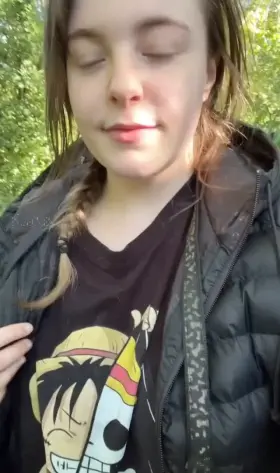 My favourite thing to do while on a walk :)