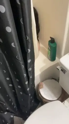 Shower time = Me time… although I like to have help🍆💦