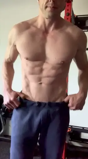 34[m] Loving workouts in a thong