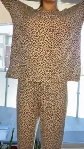 What is more adorable? My pjs or my petite body?!