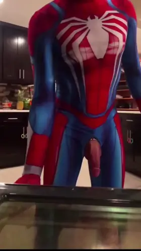 Want some Spiderman cock? 😈