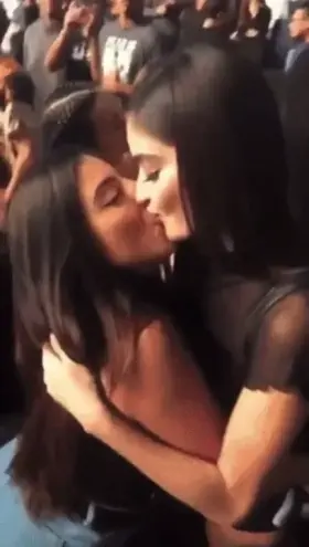 Emily making out with Lena