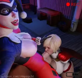 Power girl sucking futa Harley (r4mpage )