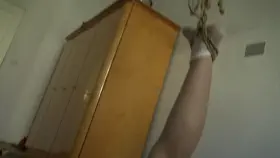 A dildo, a vibrator, and lots of ropes for Rae Lil Black