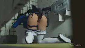 Tsukushi Fucked in a Bathroom Stall (Insektum) [Dead or Alive]