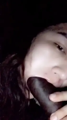 Swallowing dick with the dog filter on 🥰