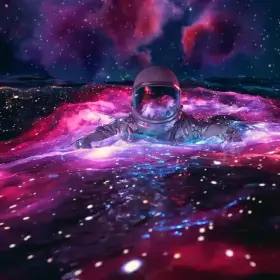 My latest loop gif 'Floating In Space'