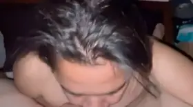 trying to ride his cock but I’m so wet he slipped out 😩😩