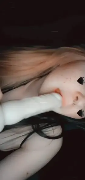 Sucking my dildo clean ♡