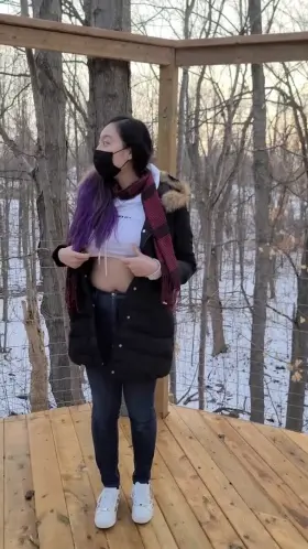 Have to start the new year right, suck on my titties-warm them up