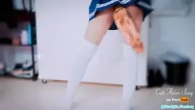 Cute Asian Sissy Anal & Cum