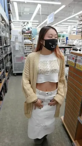 The employee next to me was just 