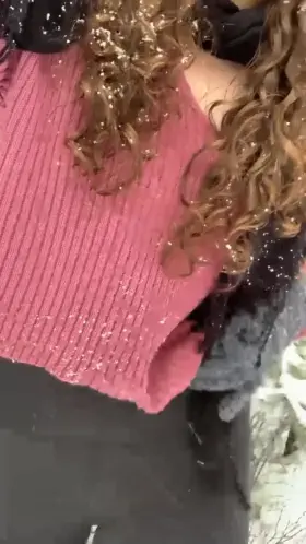 the snow won't stop me from showing you my tits 💗 [oc]