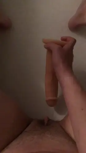 Something about pissing all over my dildo while I fuck my cunt makes me so hard.