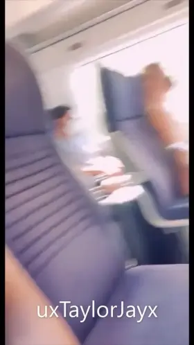 I probably shouldn’t have but I couldn’t help but flash my tidddies on the train with these people around me