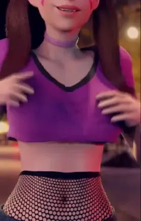 D.Va titty reveal (Discko) [Overwatch]