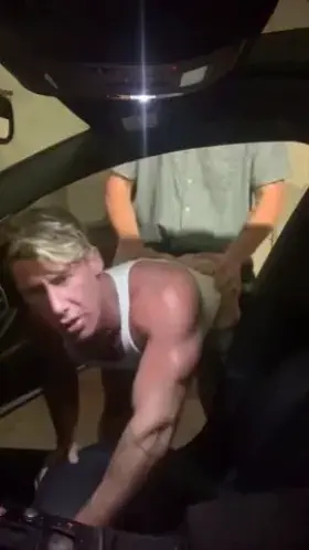 My new neighbor took what he wanted... right there in the parking garage.