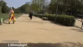 Flashing my pussy in public