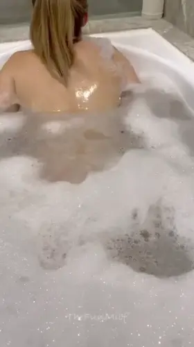 We won’t be doing much relaxing in this bubble bath!