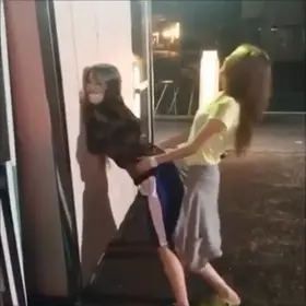 The humped girl just couldn’t help but moan when she says she’s about to cum (click on redgif link for the sound)