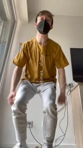 have you ever jumped so high you lost your clothes? 🤭