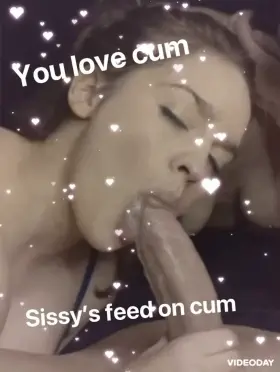 Worship cock like a good sissy
