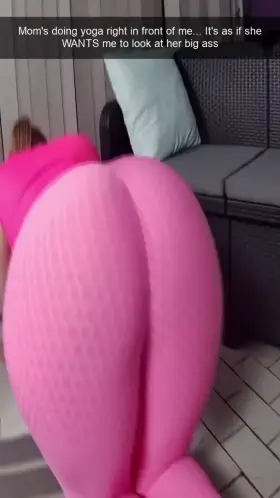 PAWG yoga mom lets son fuck her in all sorts of positions after catching him filming her ass