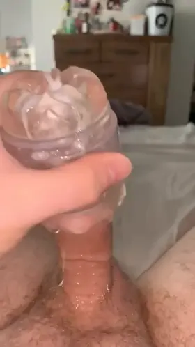 Slow mo fleshlight load